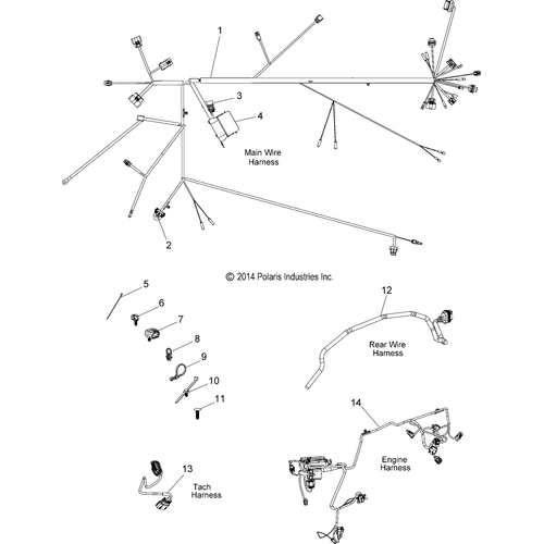 Electrical, Wire Harnesses - 2015 Victory Hammer 8 Ball/Sport Intl - V15Ha36/Hr36/Hs36 Schematic 1440 OEM Schematic