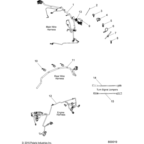Electrical, Wire Harnesses - 2016 Victory Jackpot Intl Schematic 933 OEM Schematic