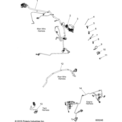 Electrical, Wire Harnesses - 2017 Victory Hammer S All Options Schematic 157 OEM Schematic