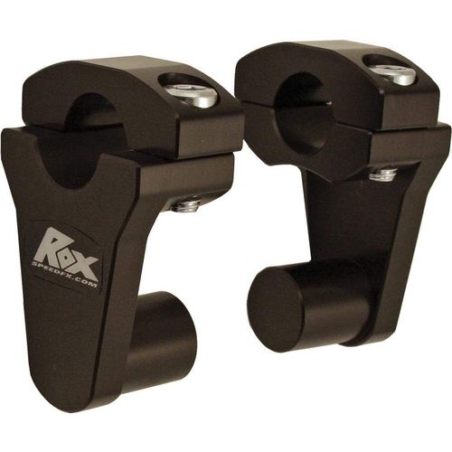 Elite Series Pivot Handlebar Riser 2" (Black) by Rox Speed FX 1R-P2SS Handlebar Risers