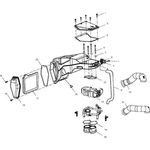 Engine, Air Box - 2001 Victory Sportcruiser - V01Cs15Df Schematic 6755 OEM Schematic