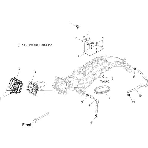 Engine, Air Intake - 2009 Victory Vision Street/Ness/Touring/10Th Ann. - V09Sb36/Sc36/Sd36/Sz36 Schematic 4510 OEM Schematic