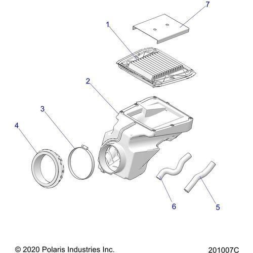 Engine, Air Intake All Options - 2022 Indian Scout 1200 Schematic-20685 OEM Schematic