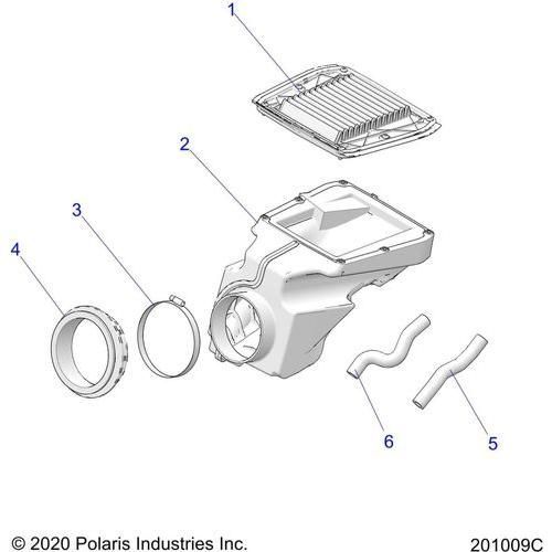 Engine, Air Intake All Options - 2022 Indian Scout Rogue Sixty Schematic-20442 OEM Schematic