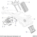 Engine, Air Intake System All Options - 2022 Indian Pursuit Dark Horse / Dark Horse Premium