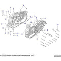 Engine, Crankcase All Options - 2021 Indian Chieftain Dark Horse