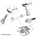 Engine, Crankshaft - 2003 Victory Ca Touring Cruiser All Options - V03Tb16