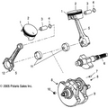 Engine, Crankshaft - 2006 Victory Ca Kingpin All Options - V06Cb26