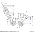 Engine, Cylinder Head Asm - 2020 Indian Ftr 1200 Rally