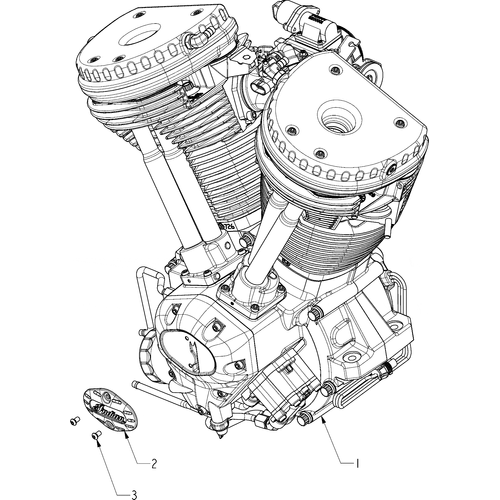 Engine, Engine Assembly All Options - 2013 Indian Chief Classic/Dark Horse/Vintage Schematic-28375 OEM Schematic