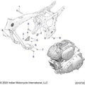 Engine, Engine Mounting All Options - 2022 Indian Roadmaster