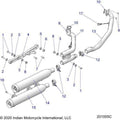 Engine, Exhaust Asm. N21mtg00/Mth00 (Intl Only) (201005C) - 2021 Indian Scout Bobber/Bobber Twenty