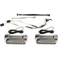 Engine Guard / Highway Bar Run & Turn Signal Motorcycle Led Lights Chrome by Custom Dynamics