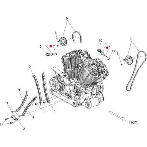 Off Road Express OEM Hardware Engine Hydraulic Tensioner by Polaris 3021517