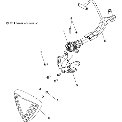 Engine, Idle Air Control - 2015 Victory Cross Country/Touring All Options - V15Cw/Db/Dw/Tw36 Schematic 1392 OEM Schematic