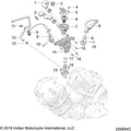 Engine, Ignition, Thermostat Housing Asm. All Options - 2022 Indian Pursuit Dark Horse / Dark Horse Premium
