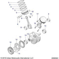 Engine, Piston And Crankshaft Asm - 2020 Indian Ftr 1200 Carbon Le