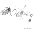Engine, Primary Cover - 2013 Victory Vision/Aness All Options - V13Sw36/Aw36
