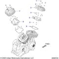 Engine, Rocker Covers - 2022 Indian Springfield Dark Horse