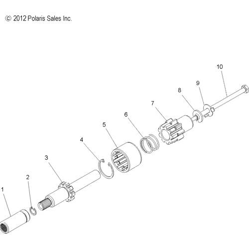 Engine, Starter, Jackshaft Kit All Options - 2013 Indian Chief Classic/Dark Horse/Vintage Schematic-28382 OEM Schematic