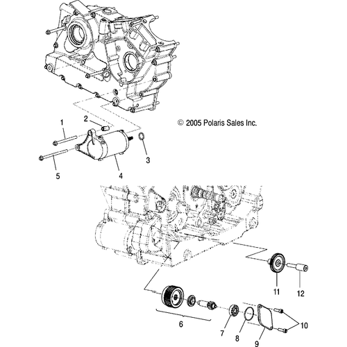 Engine, Starter Motor - 2005 Victory Kingpin/Ness All Options - V05Cb1 ...