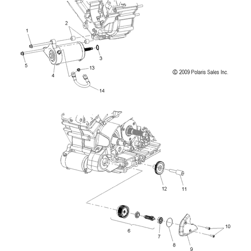 Engine, Starter Motor - 2017 Victory Magnum/Magnum X-1 All Options Schematic 352 OEM Schematic