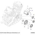 Engine, Starter Motor All Options - 2022 Indian Challenger Dark Horse