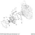 Engine, Stator Cover - 2020 Indian Ftr 1200 Rally