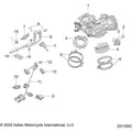 Engine, Throttle Body And Fuel Rail - 2022 Indian Ftr 1200 Rally