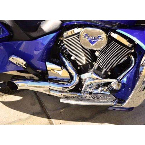 Parts Unlimited Drop Ship Exhaust Full System Exhaust Hot Rod 2-1 Chrome by Trask TM-3033CH