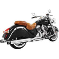 Exhaust Slip-On Eagle Chrome W/Black Tip 4" by Freedom Performance