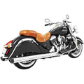 Exhaust Slip-On Liberty Chrome W/Black Tip 4" by Freedom Performance