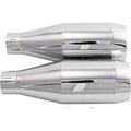Exhaust Slip-On Mufflers Chrome by Trask