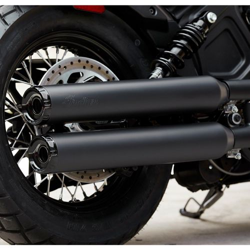 Exhaust Stage One Straight Slip-On Kit Black by Polaris