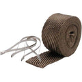 Exhaust Wrap & Locking Ties Kit Titanium 2" x 25' by DEI