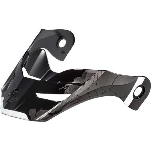 Exo-At960 Peak Visor Topographic by Scorpion Exo 52-960-04 Helmet Visor