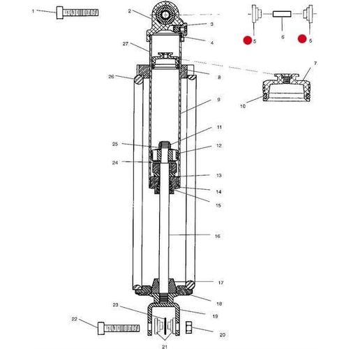 Eyelet Bushing for Shock by Polaris 1500103 Suspension Repair