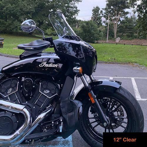 thumbnail image 2 of Windshield Indian Scout Bobber Wind Deflector LOW WIND 2 of 14