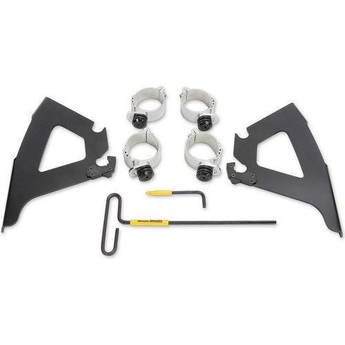 Parts Unlimited Drop Ship Windshield Mounts Fats/Slims No-Tool Trigger-Lock Windshield Mount Kit by Memphis Shades MEB2023