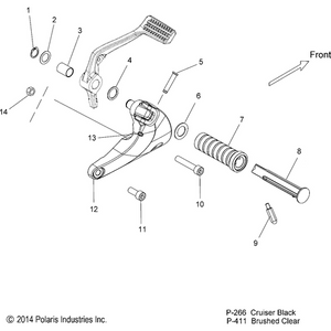 Feeler, Footpeg by Polaris 5133539 Floorboard / Foot Peg Repair