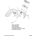 Fender, Front by Polaris 1016415-402 Front Fender