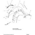 Fender Rear Prlwhtsmk by Polaris