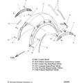 Fender, Rear,Wgrn/Crm by Polaris