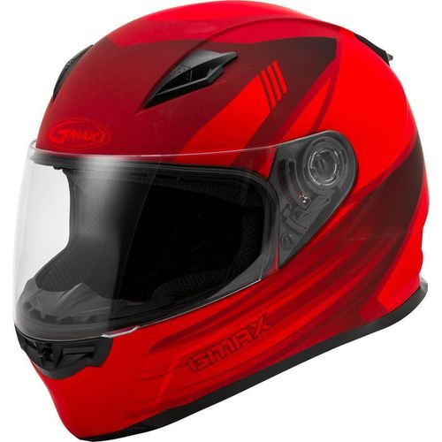 Western Powersports Drop Ship Full Face Helmet XS / Red/Black FF-49 Full-Face Deflect Helmet by Gmax 72-5755XS