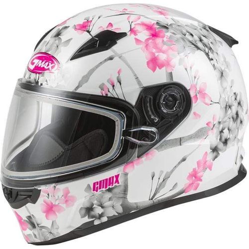 Western Powersports Drop Ship Blossom White/Pink/Grey / XS FF-49 Full-Face Snow by Gmax F2496853