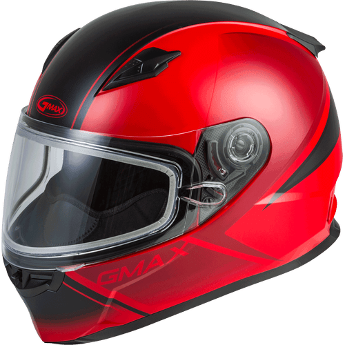 Western Powersports Drop Ship Hail Matte Red/Black / SM FF-49 Full-Face Snow by Gmax G2495034