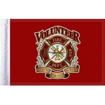 Parts Unlimited Specialty Flag Fire Department Flag - 6" x 9" by Pro Pad FLG-VFD