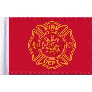 Parts Unlimited Specialty Flag Firefighter Flag - 6" x 9" by Pro Pad FLG-FIRF
