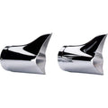 Fish Tail Exhaust Tips - Chrome by Indian