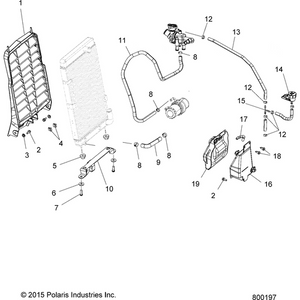 Fitting, Tee by Polaris 7052075 OEM Hardware